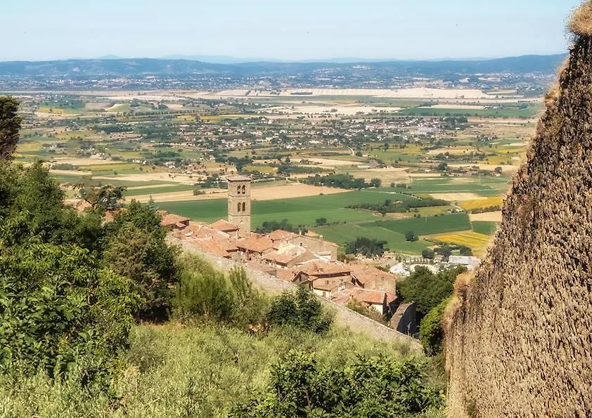 La Casina Sulle Mura Lägenhet Cortona Italien